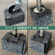 Load image into Gallery viewer, OX BLOX Trailer Jack Block | RV and Camper Blocks for Any Tongue Jack, Post, Foot, or stabilizer (Round or Square) | Supports up to 10,000 lbs per Block
