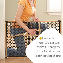 Load image into Gallery viewer, Safety 1st Eco-Friendly Nature Next Bamboo Gate, Bamboo and Black, Fits Spaces Between 28" and 42" Wide
