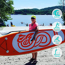 Load image into Gallery viewer, FunWater SUP Inflatable Stand Up Paddle Board 10'x31''x6'' Ultra-Light Inflatable Paddleboard with ISUP Accessories,Fins,Adjustable Paddle, Pump,Backpack, Leash, Waterproof Phone Bag,Kayak Seat
