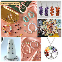 Load image into Gallery viewer, Crystal Beads for Jewelry Making, 2800PCS Natural Gemstone Beads for Earring Ring Making Kit with Spacer Beads Earring Hooks Pendants Charms Elastic String for DIY Jewelry Bracelets Beading Supplies
