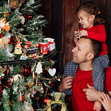 Load image into Gallery viewer, Christmas Train Set - Toy Train Set with Lights and Sounds, Round Railway Tracks for Under/Around The Christmas Tree, Best Gifts for 3 4 5 6 7 8+ Year Old Kids Boys Girls
