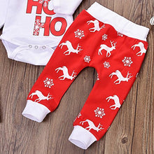 Load image into Gallery viewer, Xmas Newborn Infant Baby Boy Girl Romper Jumpsuit Tops+Pants Christmas Deer Outfits Set Kids Christmas Costume
