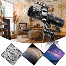 Load image into Gallery viewer, Telescope, Polaris 130EQ Newtonian Professional Astronomical Reflector Telescope Comes with Cellphone Adapter with 1.5X Barlow Lens &amp; 1.25-Inch 13 Percent Transmission Moon Filter
