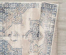 Load image into Gallery viewer, Persian-Rugs 5934 Distressed Ivory 5 x 7 Area Rug Carpet Large New
