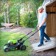 Load image into Gallery viewer, Greenworks G-MAX 40V 20-Inch Cordless 3-in-1 Lawn Mower with Smart Cut Technology, (1) 4Ah Battery and Charger included MO40L410
