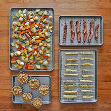 Load image into Gallery viewer, USA Pan Jelly Roll Baking Pan and Bakeable Nonstick Cooling Rack, Metal
