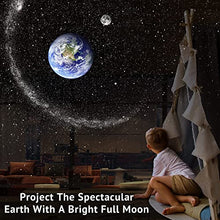 Load image into Gallery viewer, LaView Star Projector HD Image Large Projection Area LED Lights for Bedroom Infrared Remote Controller 3 Level Silent Rotation Night Light with Green Laser Light Include 6K Replaceable 2 Galaxy Discs
