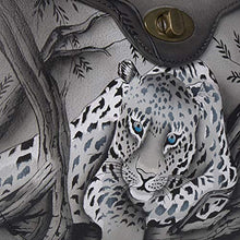 Load image into Gallery viewer, Anna by Anuschka Genuine Hand Painted Leather | Sling Flap Bag | African Leopard
