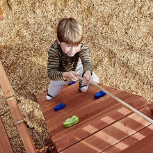 Load image into Gallery viewer, Little Tikes Real Wood Adventures Bobcat Ridge Backyard Playset Climb Swing Outdoor Activity Play Structure with Slide for Toddlers, Kids Climbers &amp; Wooden Play Structures
