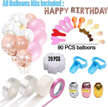 Load image into Gallery viewer, Balloon Pump 132 PCS Electric Balloon Pump 110V 600W Portable Electric Balloon Air Pump Electric Balloon Inflator with 90 PCS Balloons, Tying Tools, 20 Flower Clips,Balloon Blower for Party Decoration

