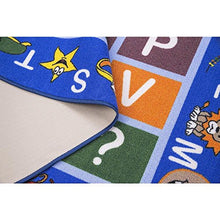 Load image into Gallery viewer, Ottomanson Jenny Collection Kids' Non-slip Educational Alphabet Design Area Rug , 8'2" X 9'10", Multicolor
