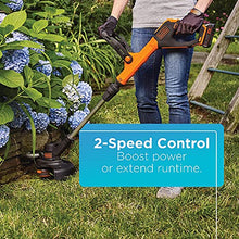 Load image into Gallery viewer, BLACK+DECKER 20V Max String Trimmer/Edger, 12-Inch (LSTE525)
