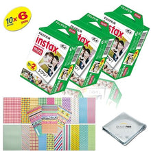 Load image into Gallery viewer, Fujifilm Instax Mini 9 Instant Camera ICE Blue w/Fujifilm Instax Mini 9 Instant Films (60 Pack) + A14 Pc Deluxe Bundle for Fujifilm Instax Mini 9 Camera
