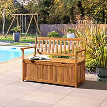 Load image into Gallery viewer, Alaterre Furniture Londonderry Outdoor Storage Bench, Natural
