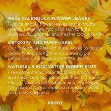 Load image into Gallery viewer, Calendula Peel Off Mask | With Herbal Infused Brightening Serum | Formulated with Real Calendula Flower Leaves and Extracts | Korean Skin Care, Vegan, Cruelty-Free | 3.38 oz
