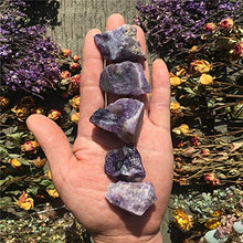 Load image into Gallery viewer, Simurg Raw Amethyst Stone 1lb Amethyst Rough Crystal - for Cabbing, Tumbling, Cutting, Lapidary, Polishing, Reiki Crystal Healing

