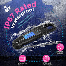 Load image into Gallery viewer, [Latest 2020] AMAGARM Meat Food Thermometer for Grill and Cooking, 2S Best Ultra Fast Instant Read Waterproof Digital Kitchen Thermometer Probe for Grilling, BBQ, Baking, Candy, Liquids, Oil
