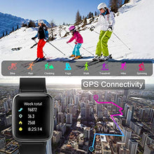 Load image into Gallery viewer, Letsfit Smart Watch, Fitness Tracker with Heart Rate Monitor, Activity Tracker with 1.3" Touch Screen, IP68 Waterproof Pedometer Smartwatch with Sleep Monitor, Step Counter for Women and Men
