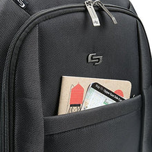 Load image into Gallery viewer, Solo New York Metropolitan 16 Inch Laptop Backpack with Removable Sleeve, Black/Grey
