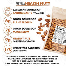 Load image into Gallery viewer, Just Roasted Almonds (Whole, Non-GMO, Certified Gluten Free, Protein Fiber) (Un-Salted, 3LB)

