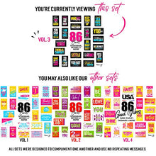 Load image into Gallery viewer, 86 Motivational, Inspirational, Positive Affirmation, Encouragement, Gratitude, Appreciation, Mindfulness, Quotes &amp; Kindness Chalkboard Mini Note Cards by Tiny Love Cards - Business Card Size (Vol.3)
