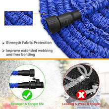 Load image into Gallery viewer, Garden Hose, Water Hose, Upgraded 50FT Flexible Pocket Expandable Garden Hose with 3/4" Fittings, Triple-layer Core, Flexi Expanding Hose useful house gifts for Outdoor Lawn Car Watering Plants (50FT)
