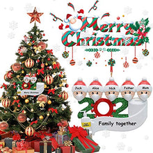Load image into Gallery viewer, Pop Your Dream Christmas Ornament Quarantine Family Christmas Tree Hanging Ornaments 2020 Christmas Home Decor Xmas Gifts, Free Marker Pen
