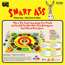 Load image into Gallery viewer, University Games Smart Ass The Ultimate Party Game for Families and Adults Ages 12 &amp; Up, The Perfect Tabletop Trivia Game for People Who Hate Waiting Their Turn!
