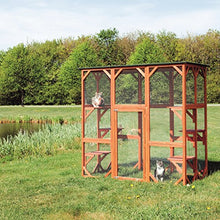 Load image into Gallery viewer, Trixie Pet Products Wooden Outdoor Cat Sanctuary
