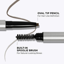 Load image into Gallery viewer, IT Cosmetics Brow Power Eyebrow Pencil, Universal Taupe - Long-Lasting, Budge-Proof Formula - With Biotin - For Light to Medium Brown &amp; Gray Hair Colors - 0.005 oz
