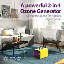 Load image into Gallery viewer, Home Sanitizer Solutions Ozone Generator for Home and Commercial Use - Sterilizes Air with Sanitizing Effect - 10,000mg/h, O3 Air Purifier and Ionizer Machine
