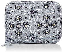 Load image into Gallery viewer, Vera Bradley womens Cotton Cord Organizer Tech Accessory, Plaza Tile - Recycled Cotton, One Size US
