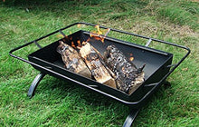 Load image into Gallery viewer, Sunnydaze Northland Outdoor Fire Pit - 36 Inch Large Wood Burning Patio &amp; Backyard Firepit for Outside with Cooking BBQ Grill Grate, Spark Screen, Fireplace Poker, and Waterproof Cover
