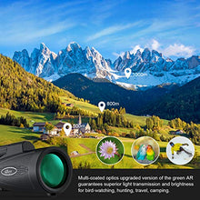 Load image into Gallery viewer, Allkeys 16x55 High Definition Monocular Telescope and Quick Smartphone Holder,2020 Newest Waterproof Monocular,Day &amp; Low Night Vision,BAK4 Prism for Wildlife Bird Watching Hunting
