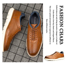 Load image into Gallery viewer, Meijiana Men's Oxford Shoes Men Fashion Light Shoes Brown Casual Business Shoes
