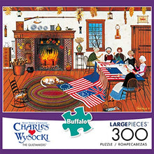 Load image into Gallery viewer, Buffalo Games - Charles Wysocki - The Quiltmakers - 300 Large Piece Jigsaw Puzzle
