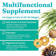 Load image into Gallery viewer, Solid Gold SeaMeal Multivitamin for Cats &amp; Dogs - Grain Free Kelp Supplement - Digestive Enzymes for Dogs - Gut Health &amp; Immune Support - Healthy Skin &amp; Coat - Omega 3 &amp; Superfood Powder - 1 LB
