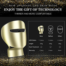 Load image into Gallery viewer, LED Face Mask, GYH 7 Colors LED Skin Mask - Blue &amp; Red Light for Face and Neck Skin, Ultra-Light Wireless Facial Photon Beauty Mask for Rejuvenation Tightening Skin(Only 260g)
