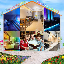 Load image into Gallery viewer, FSJEE 12MM 5PIN RGBW LED Strip Connector Kit with 16.4FT Extension Cable,4PCS Gapless Connectors,5 pin Male Connector Wire Cable,L-Shape Connectors,Strip to Strip Jumpers for 5050 RGBW LED Strip Light
