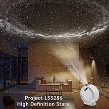 Load image into Gallery viewer, LaView Star Projector HD Image Large Projection Area LED Lights for Bedroom Infrared Remote Controller 3 Level Silent Rotation Night Light with Green Laser Light Include 6K Replaceable 2 Galaxy Discs
