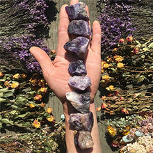 Load image into Gallery viewer, Simurg Raw Amethyst Stone 1lb Amethyst Rough Crystal - for Cabbing, Tumbling, Cutting, Lapidary, Polishing, Reiki Crystal Healing
