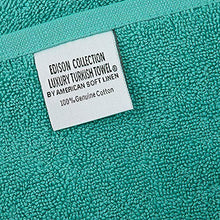 Load image into Gallery viewer, American Soft Linen Premium, Luxury Hotel &amp; Spa Quality, 6 Piece Kitchen &amp; Bathroom Turkish Genuine Cotton Towel Set, for Maximum Softness &amp; Absorbency, [Worth $72.95] Turquoise Blue
