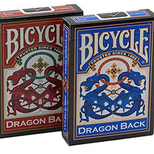 Load image into Gallery viewer, Red &amp; Blue Dragon Playing Cards - 2 Decks
