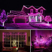Load image into Gallery viewer, Fairy Lights Easter String Lights 33ft 100 LED with Memory Modes Controller, Extendable Outdoor Lights Decorations for Bedroom, Wedding, Christmas, Festival Party, Patio, Indoor and Outdoor (Pink)
