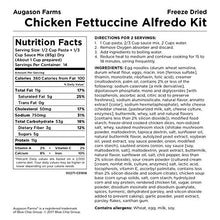 Load image into Gallery viewer, Augason Farms Freeze Dried Chicken Fettuccine Alfredo Kit, Net Wt 2lbs 10 oz (1.19 kg)
