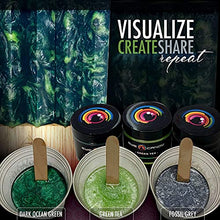 Load image into Gallery viewer, Mica Powder Pigment “Dark Ocean Green” (50g) Multipurpose DIY Arts and Crafts Additive | Woodworking, Natural Bath Bombs, Resin, Paint, Epoxy, Soap, Nail Polish, Lip Balm (Dark Ocean Green, 50G)
