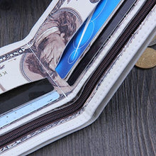 Load image into Gallery viewer, SMYTShop Men Wallet,US Dollar Bill Wallet PU Leather Credit Card Photo Holder Bifold Billfold
