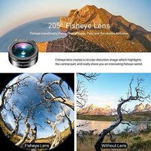 Load image into Gallery viewer, Apexel 11 in 1 Phone Camera Lens Kit - Wide Angle Lens &amp; Macro Lens+Fisheye Lens/ND32/kaleidoscope/CPL/Color Lens Compatible with iPhone Samsung Sony and Most of Smartphone

