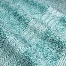 Load image into Gallery viewer, Lightwind 6 Pack Premium Fade-Resistant Cotton Hand Towels, Lint Free 16 X 28 Inches Hand Towel Set, Highly Absorbent and Durable Spa &amp; Hotel Quality Towels, Turquoise Blue
