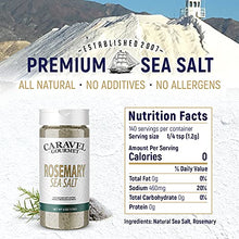 Load image into Gallery viewer, ROSEMARY SEA SALT SHAKER - All Natural Gourmet Sea Salts by Caravel Gourmet
